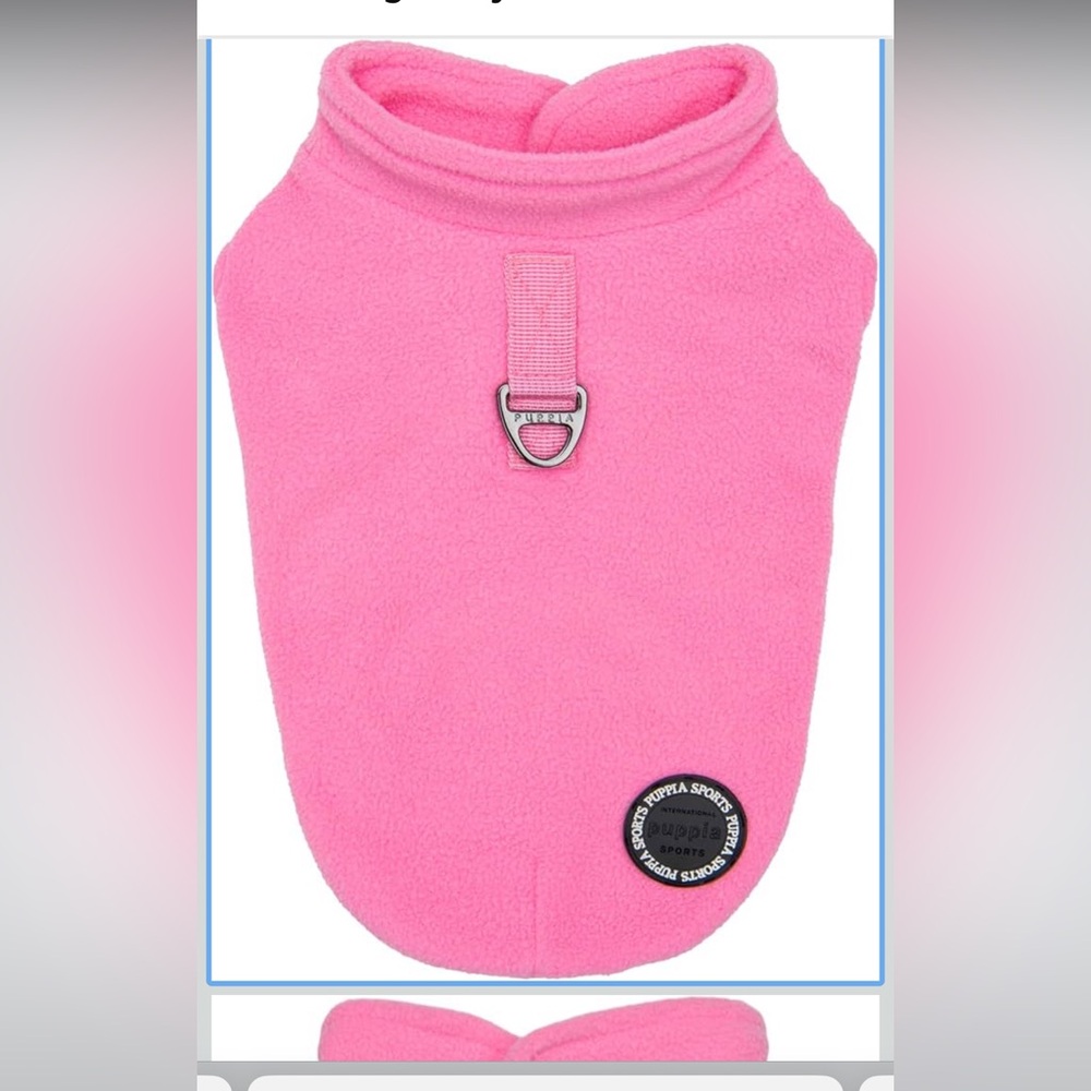 NWT Puppia Fleece Polar Harness Jacket - S